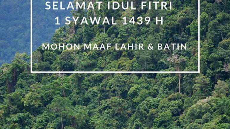 Selamat Idul Fitri 1439 H/ 2018 M. Mohon Maaf Lahir dan Batin