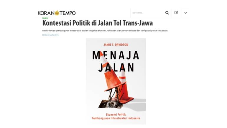 Kontestasi Politik di Jalan Tol Trans-Jawa
